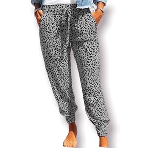 UNBRANDED Joggers Animal Print Pull On Lounge Pants XL